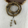 Natural Wild Vietnam Lu Qi Nan Agarwood Beads Necklace 31.70g 80cm 9.1mm 108 + 6 Beads - Huangs Jadeite and Jewelry Pte Ltd