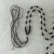 Clear Liuli Beads Necklace 20.05g 58cm 6.2mm 56Beads - Huangs Jadeite and Jewelry Pte Ltd