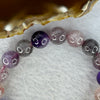 Natural Super 7 Crystal Bracelet 31.87g 10.8 mm 19 Beads - Huangs Jadeite and Jewelry Pte Ltd