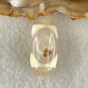 Natural Powerful Tibetan Old Oily Agate Tiger Tooth Daluo Dzi Bead Heavenly Master (Tian Zhu) 虎呀天诛 5.04g 17.7 by 13.4mm - Huangs Jadeite and Jewelry Pte Ltd