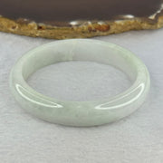 Type A Faint Green Lavender Jadeite Bangle 41.88g Internal Diameter 55.0mm 12.6 by 7.0mm (External Line) - Huangs Jadeite and Jewelry Pte Ltd