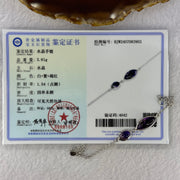 Above Average Natural Super 7 in S925 Sliver Bracelet 3.61g 15.8 by 7.7 by 5.5mm - Huangs Jadeite and Jewelry Pte Ltd