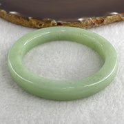 Natural Green Aventurine Bangle 48.11g Inner Diameter 58.4mm 9.8 by 10.0mm (Close to Perfect) - Huangs Jadeite and Jewelry Pte Ltd