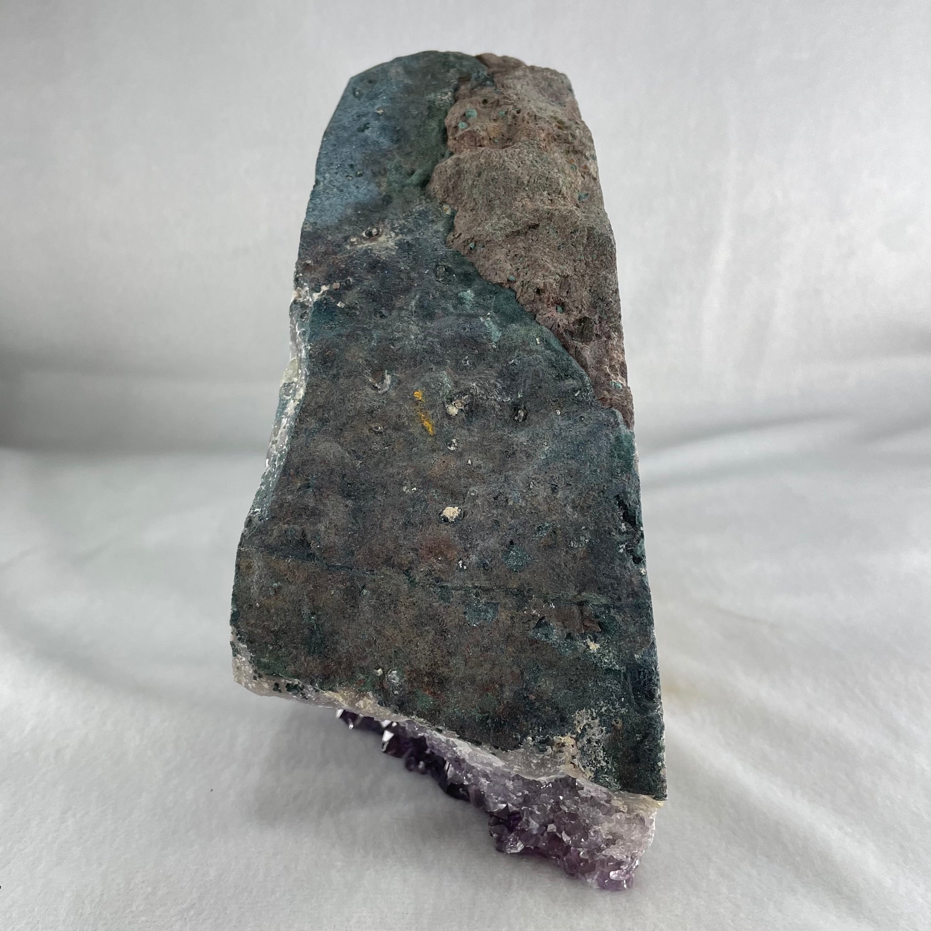 Natural Dark Intense Purple Amethyst Cave Fragment Display 4,145.1g 240.0 by 80.0 by 160.0mm - Huangs Jadeite and Jewelry Pte Ltd