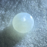 Type A Icy Jelly Faint Gren Lavender Jadeite Ping An Kou Charm/Pendant 2.48g 12.9 by 7.6mm - Huangs Jadeite and Jewelry Pte Ltd