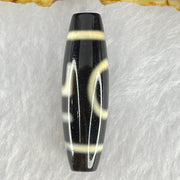 Natural Powerful Tibetan Old Oily Agate 1 Eye With Swastika Dzi Bead (Hotu Dzi) 7.60g 38.3 by 11.7mm - Huangs Jadeite and Jewelry Pte Ltd