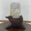 Type A Lavender Yellow Shan Shui 88.42g 67.2 by 44.8 by 14.6mm with Wooden Stand - Huangs Jadeite and Jewelry Pte Ltd