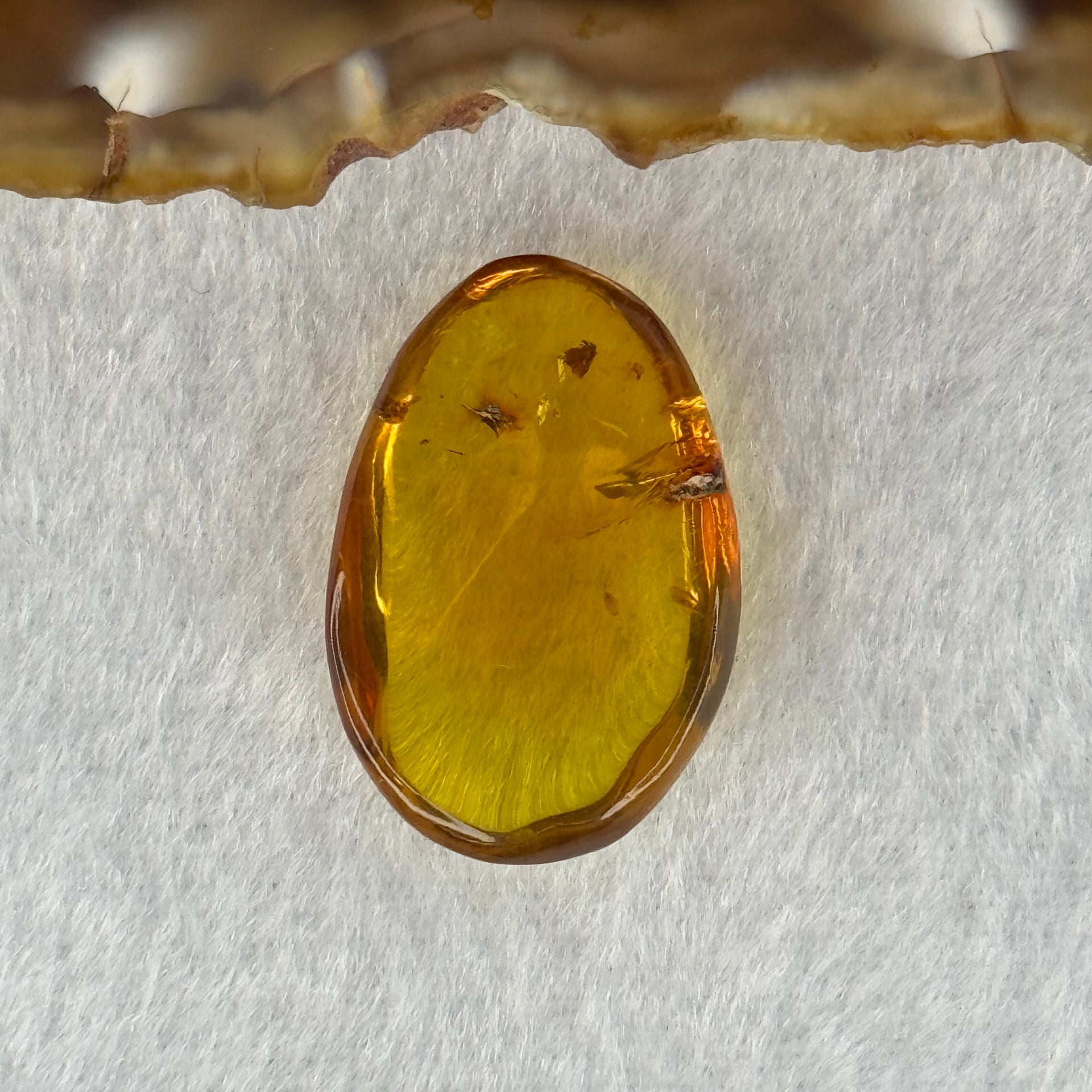 Natural Amber for Setting 1.63g 24.8 by 16.8 by 6.8mm - Huangs Jadeite and Jewelry Pte Ltd