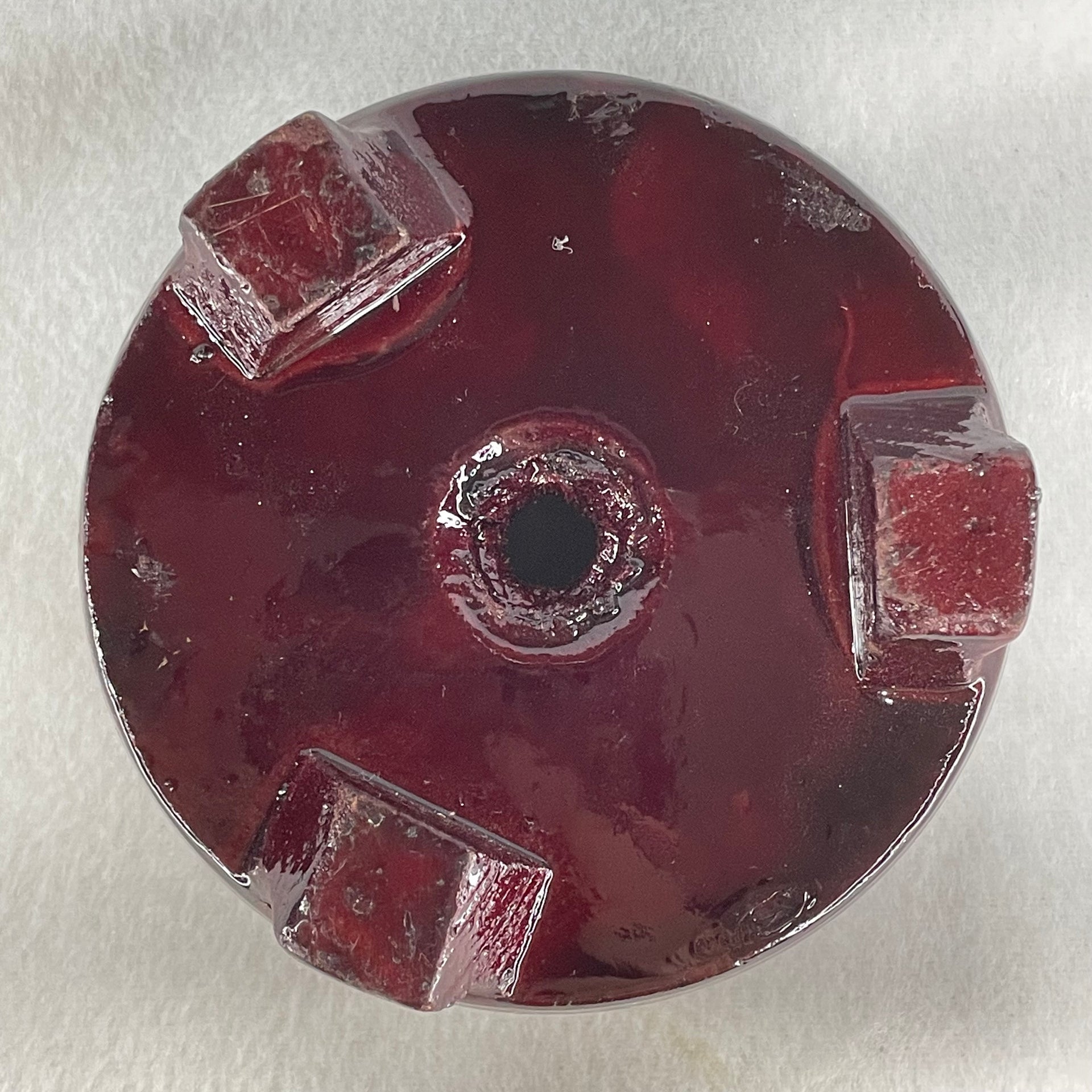 Cherry Quartz Sphere Ball with Wooden Stand 3,320.5g 145.0 by 170.0mm - Huangs Jadeite and Jewelry Pte Ltd