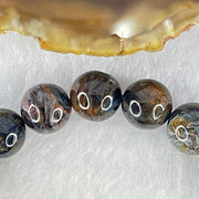 Good Grade Natural Petersite Beads Bracelet 31.34g 17cm 10.8mm 19 Beads - Huangs Jadeite and Jewelry Pte Ltd