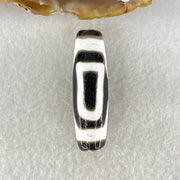 Natural Powerful Tibetan Old Oily Agate 2 Eyed Bead Heavenly Master (Tian Zhu) 7.94g 39.3 by 11.6mm - Huangs Jadeite and Jewelry Pte Ltd