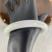 Certified Natural Type A Light Green & Lavender Jadeite Full Round Bangle | 60.4mm Yuan Tiao (60.38g 10.2x10.0mm | Internal Line | Imperial Wholeness, Royal Fortune & Heart Vitality) - Huangs Jadeite and Jewelry Pte Ltd