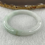 Natural Type A Faint Green Faint Lavender Jadeite Bangle 30.71g Inner Diameter 51.5mm 9.0 by 7.0mm (Very Very Slight Internal Lines) - Huangs Jadeite and Jewelry Pte Ltd
