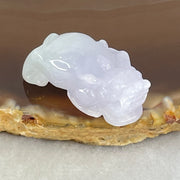Type A Full Lavender Jadeite Pixiu Pendant Charm 6.44g 25.6 by 12.9 by 10.2mm - Huangs Jadeite and Jewelry Pte Ltd
