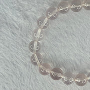 Natural Rose Quartz Beads Bracelet 天然玫瑰石英珠手链 23.36g 16.5cm 9.4mm 21 Beads - Huangs Jadeite and Jewelry Pte Ltd
