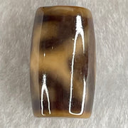 Natural Powerful Tibetan Old Oily Agate Patina Guiren Tairen Human Dzi Bead Totem Amulet Heavenly Master (Tian Zhu) 贵人天诛 4.78g 19.5 by 11.6mm - Huangs Jadeite and Jewelry Pte Ltd