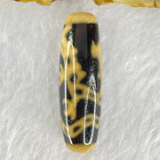 Natural Powerful Tibetan Old Oily Agate Guan Yin on Dragon Dzi Bead Heavenly Master (Tian Zhu) 观音龙天珠 8.06g 37.6 by 11.9mm - Huangs Jadeite and Jewelry Pte Ltd