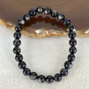 Good Grade Natural Devils Blue Beryl Aquamarine Beads Bracelet 13.10g 15.5cm 7.2mm 26 Beads - Huangs Jadeite and Jewelry Pte Ltd