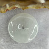 Type A Faint Lavender Green Jadeite Ping An Kou Donut 平安扣 Pendant 6.86g 23.3 by 6.4mm - Huangs Jadeite and Jewelry Pte Ltd
