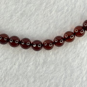 Natural Mixed Color Amber Beads Elastic Necklaces 6.71g 58cm 4.9mm 117 Beads - Huangs Jadeite and Jewelry Pte Ltd