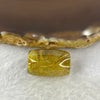 Good Grade Natural Golden Rutilated Quartz Crystal Lulu Tong Barrel 天然金顺发晶水晶露露通桶 
6.48g 19.7 by 13.6mm - Huangs Jadeite and Jewelry Pte Ltd