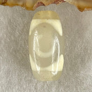 Natural Powerful Tibetan Old Oily Agate 3 Eyes Dzi Bead Heavenly Master (Tian Zhu) 三眼天诛 3.05g 19.9 by 10.4mm - Huangs Jadeite and Jewelry Pte Ltd