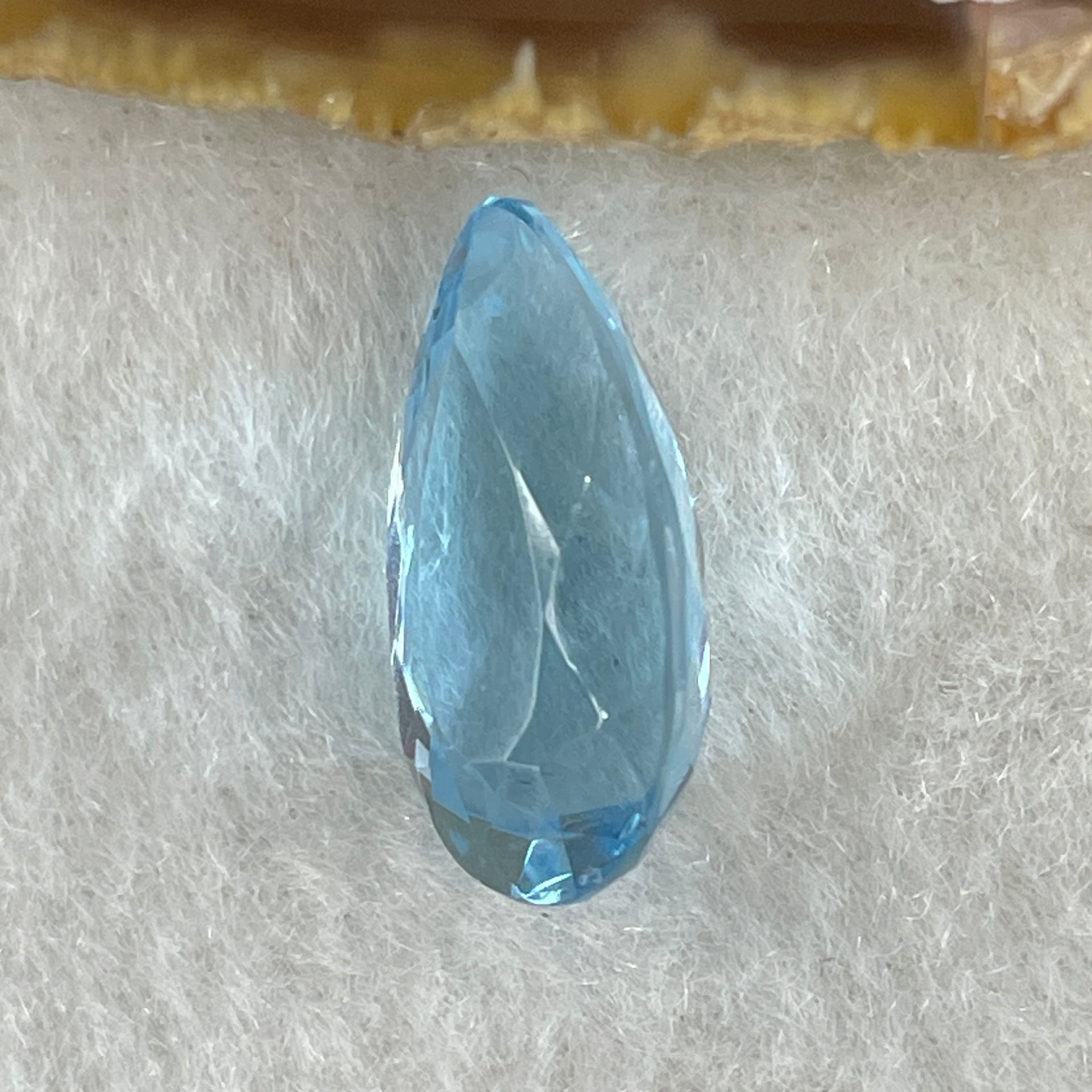 Natural Sky Blue Topaz Teardrop Shape 7.43ct 16.0 by 9.0 by 7.0mm - Huangs Jadeite and Jewelry Pte Ltd