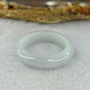 Type A Light Lavender Green with Blueish Green Patch Jadeite Ring 3.71g 5.5 by 3.7mm US8.25 HK18 - Huangs Jadeite and Jewelry Pte Ltd