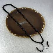 Natural Black Gold King Amber Beads Bracelet 天然黑金翁王琥珀手链 9.65g 50cm 5.0mm 118 Beads - Huangs Jadeite and Jewelry Pte Ltd