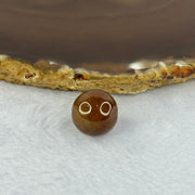 Type A Brown Jadeite Bead for Bracelet/Necklace/Earrings/Ring 4.68g 14.0mm - Huangs Jadeite and Jewelry Pte Ltd