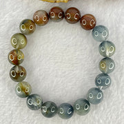Good Grade Natural Blue Rutilated Quartz Bracelet 40.13g 18cm 12.0mm 18 Beads - Huangs Jadeite and Jewelry Pte Ltd