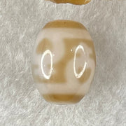 Natural Powerful Tibetan Old Oily Agate 4 Nectar Vessel Dzi Bead Heavenly Master (Tian Zhu) 花蜜容器眼天珠 3.21g 15.9 by 12.2mm - Huangs Jadeite and Jewelry Pte Ltd