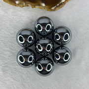 Natural Hematite 7 Sphere Ball Set 186.26g 99.7 by 34.5mm Diameter 25.0mm x 7 pcs - Huangs Jadeite and Jewelry Pte Ltd