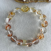 Good Grade Natural Red with Orange Ferruginous Quartz Beads Bracelet 39.60g 16cm 13.6mm 1 Bead - 11.8mm 15 Beads - Huangs Jadeite and Jewelry Pte Ltd
