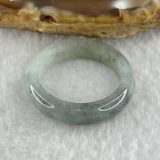 Type A Natural Grey Wuji with Lavender Piao Hua Jadeite Ring 3.52g 5.3. by 3.4mm US 9.2 HK 20.4 ( Close to Perfect ) - Huangs Jadeite and Jewelry Pte Ltd