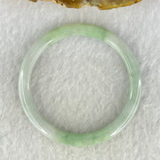 Type A Lavender and Green Jadeite Baby Bangle Internal Diameter 44.4mm 12.38g 5.1 by 5.7mm - Huangs Jadeite and Jewelry Pte Ltd