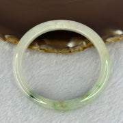 Type A Green Jadeite Bangle 23.55g Internal Diameter 49.3mm 8.4 by 6.3mm (Slight External Line) - Huangs Jadeite and Jewelry Pte Ltd