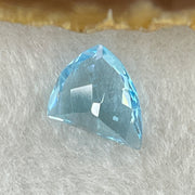 Natural Sky Blue Topaz Trillion Shape 2.86ct 10.9 by 9.0 by 5.0mm - Huangs Jadeite and Jewelry Pte Ltd