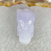 Type A Full Lavender Jadeite Pixiu Pendant Charm 6.53g 24.0 by 12.7 by 11.4mm - Huangs Jadeite and Jewelry Pte Ltd