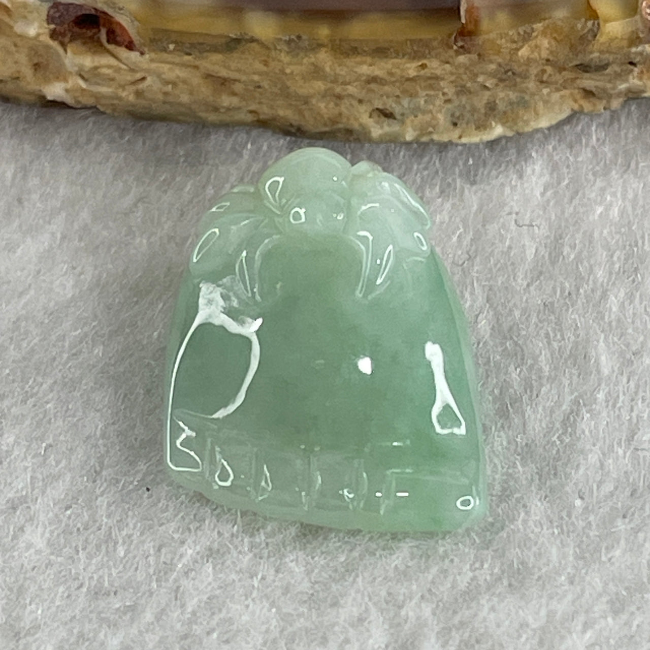 Natural Type A Green Jadeite Spider on Foot Charm Pendant 3.47g 19.2 by 14.0 by 9.0mm - Huangs Jadeite and Jewelry Pte Ltd