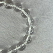Natural Clear Quartz Bracelet 天然白水晶手链 30.67g 17cm 10.6mm 19 Beads - Huangs Jadeite and Jewelry Pte Ltd