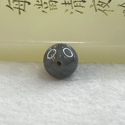 Type A Grey Wuji Jadeite Beads for Bracelet/Necklace/Earring/Ring 1.81g 10.2mm - Huangs Jadeite and Jewelry Pte Ltd