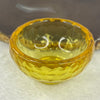 Yellow Bowl Luili Display 70.15g 60.2 by 33.9mm - Huangs Jadeite and Jewelry Pte Ltd