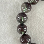 Good Grade Natural Red Phantom Quartz Beads Bracelet 53.77g 17cm 13.9mm 16 Beads - Huangs Jadeite and Jewelry Pte Ltd