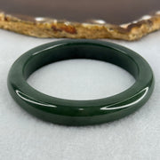 Type A Dark Green Jadeite Bangle Internal Diameter 50.9mm 39.18g 9.8 by 7.7mm (Very Slight Internal Line) - Huangs Jadeite and Jewelry Pte Ltd
