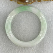 Type A Natural Light Green Faint Lavender Jadeite Bangle 47.62g Inner Diameter 51.9mm 10.0 by 9.5mm (Slight Internal Lines) - Huangs Jadeite and Jewelry Pte Ltd