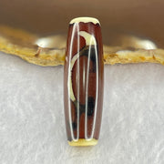 Natural Powerful Tibetan Old Oily Agate Ruyi Dzi Bead Heavenly Master (Tian Zhu) 如意天珠 8.79g 37.8 by 12.1mm - Huangs Jadeite and Jewelry Pte Ltd