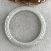 Natural Type A Light Green Jadeite Bangle 54.47g Internal Diameter 58.9mm 11.5 by 9.0mm (Slight Internal Lines) - Huangs Jadeite and Jewelry Pte Ltd