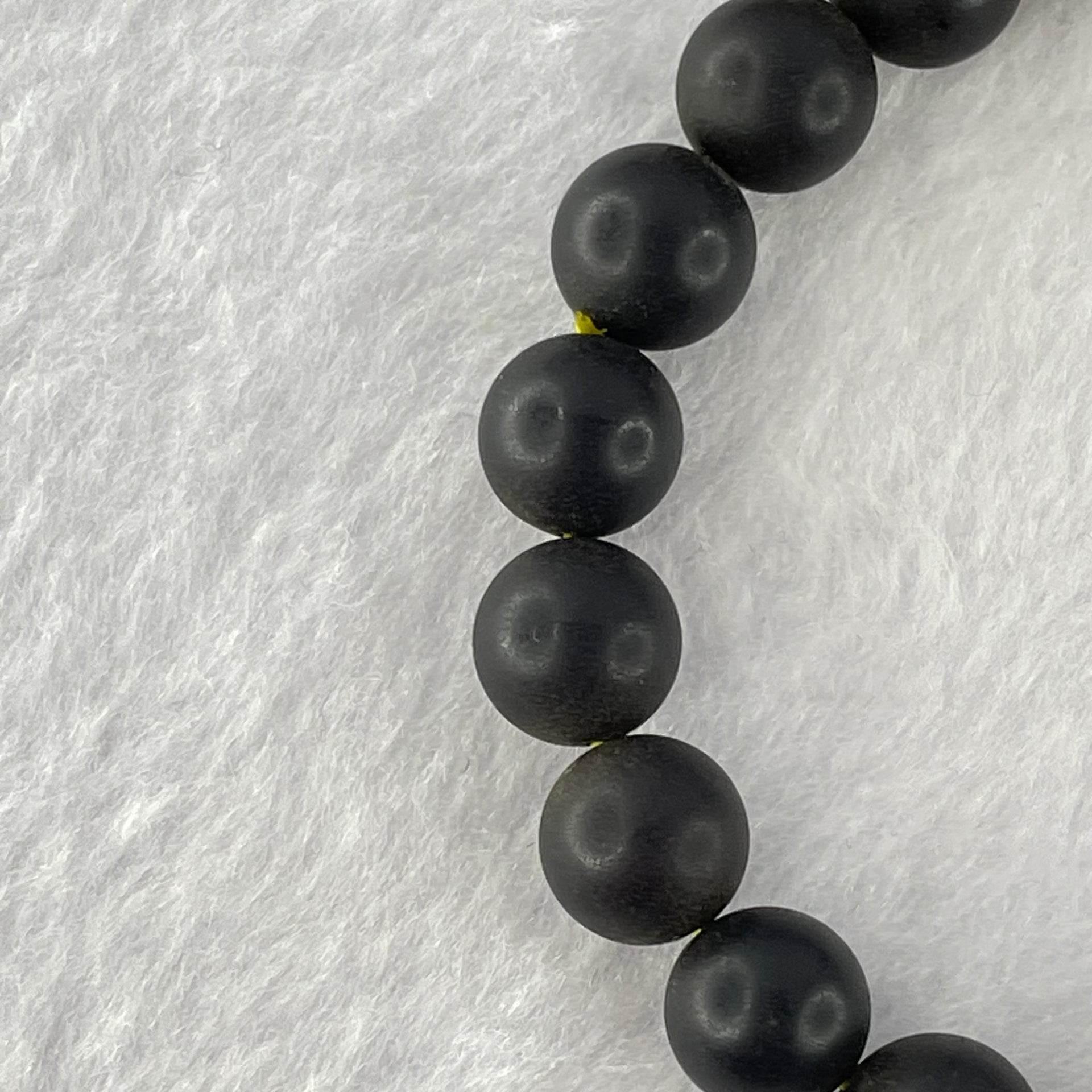 Natural Iron Blood King Amber Beads Bracelet 天然铁血王琥珀手链 9.22g 16.5cm 9.7mm 21 Beads - Huangs Jadeite and Jewelry Pte Ltd