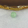 Type A Apple Green Jadeite Bead for Bracelet/Necklace/Earrings/ Ring 2.71g 11.7mm - Huangs Jadeite and Jewelry Pte Ltd